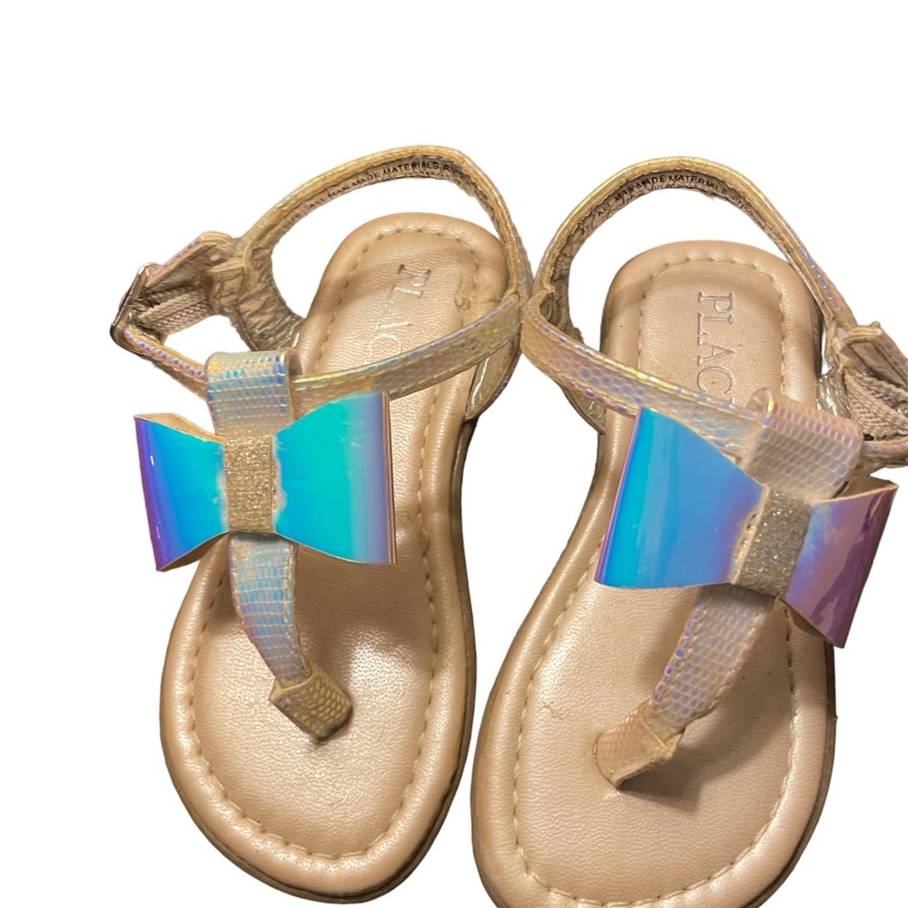 Metallic sandal
